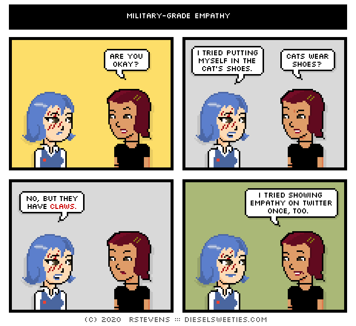 this is a diesel sweeties comic strip