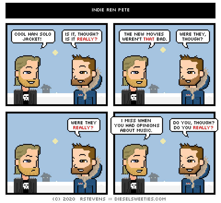 this is a diesel sweeties comic strip
