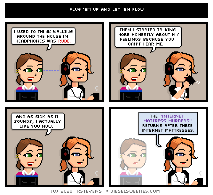 this is a diesel sweeties comic strip
