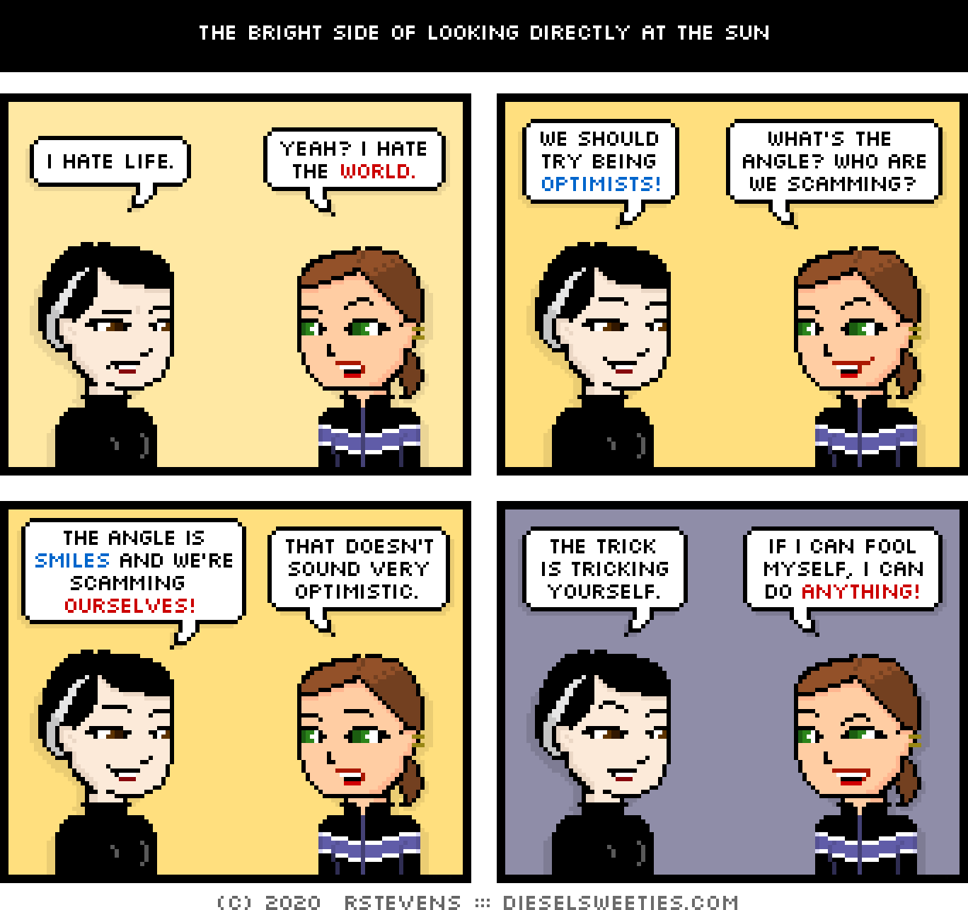 this is a diesel sweeties comic strip