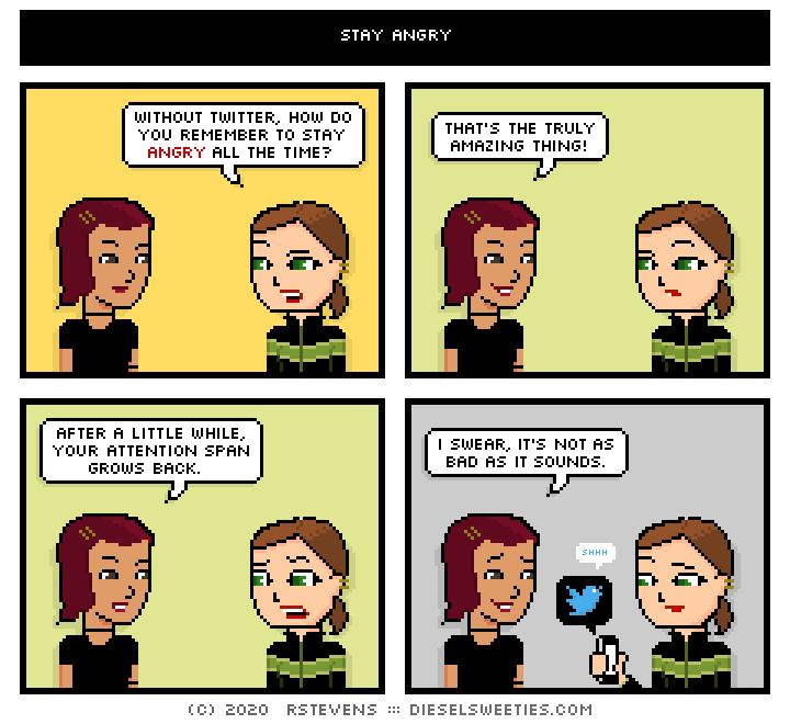 this is a diesel sweeties comic strip
