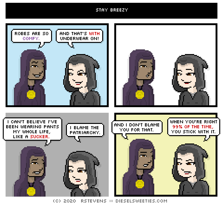 this is a diesel sweeties comic strip