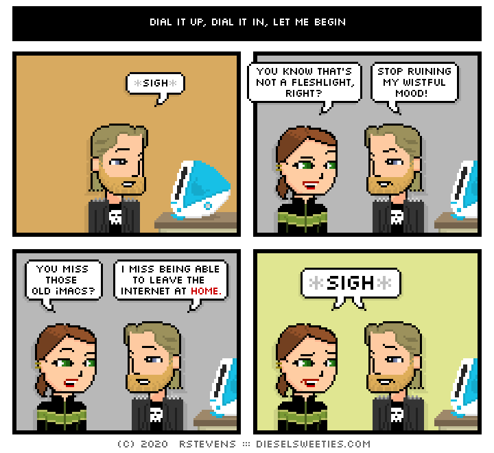 this is a diesel sweeties comic strip