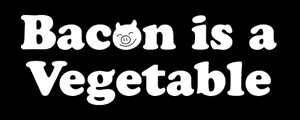 bacon is a vegetable t-shirts