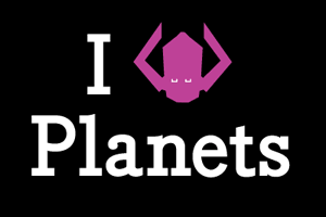 galactus planet lunch t-shirts