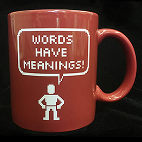 words have meanings mug