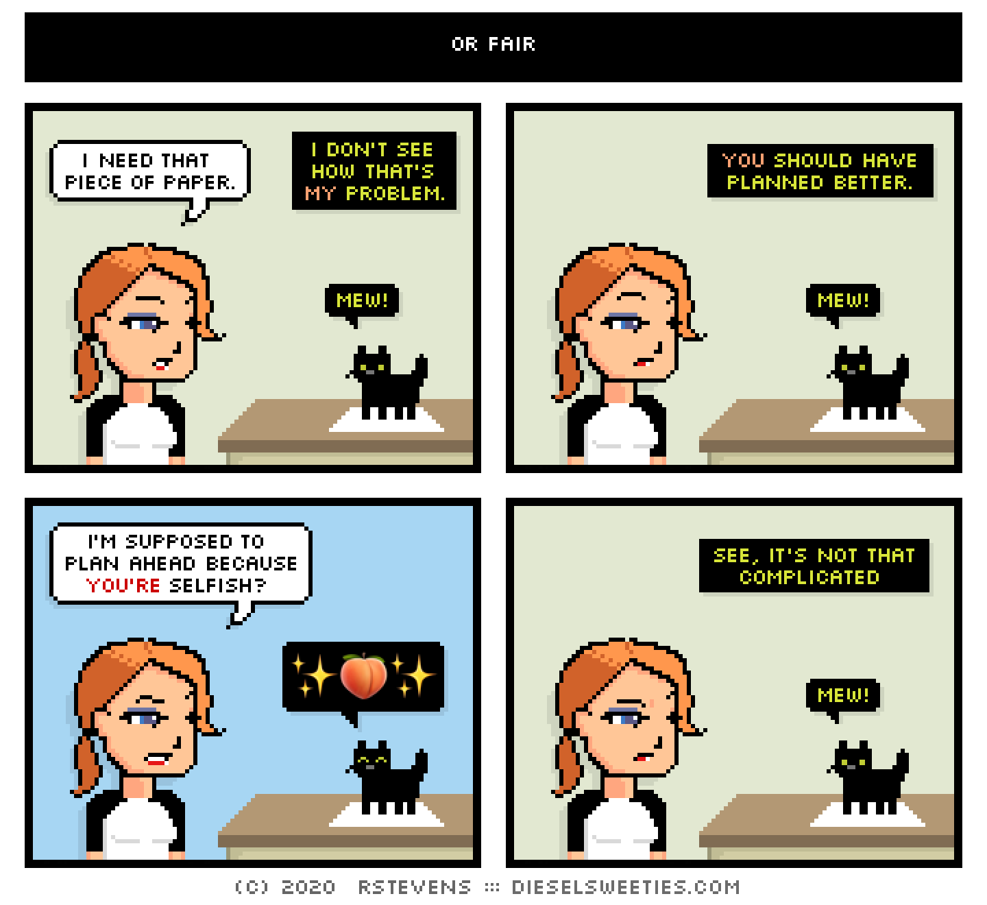 needs dialogue